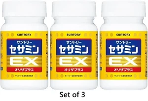 Paquete de 3 cápsulas Suntory Sesamin EX 90 cada una/total 270 cápsulas suplemento Japón - Imagen 1 de 5
