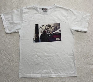 Jean Michel Basquiat Tagging Photo- Heavy Duty T Fashion By Artist Akhielo Epic - Picture 1 of 7