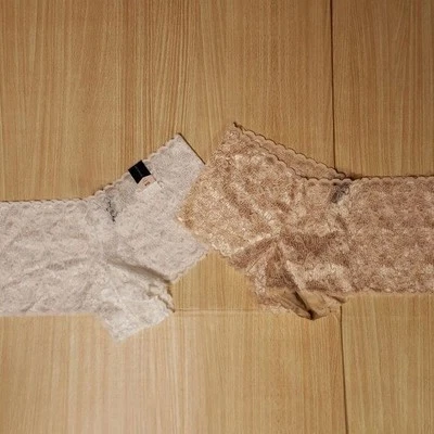 Ambrielle Womens New Cream And White Cheeky New Panty Bundle 7/L - Image 1 of 4