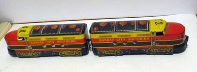 LOCOMOTORAS LITOGRÁFICAS DE HOJALATA MARX KANSAS CITY SOUTH AA - ALIMENTADAS Y MANIQUÍES Foto 1 de 4