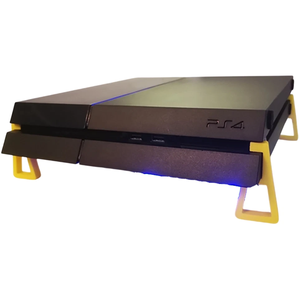 Juego de soportes de soporte de refrigeración horizontal pies elevadores para consola Sony PlayStation 4 PS4 Foto 1 de 4