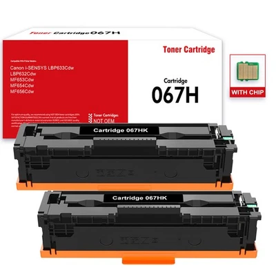 Lote Cartucho de tóner 067H Compatible para Canon 067 LBP633Cdw LBP632Cdw MF653Cdw Foto 1 de 4