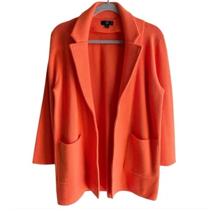 J Crew 365 Pullover Damen Größe Small orange Sophie vorne offen Longline Cardigan - Bild 1 von 12