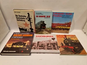 B16-AK 6x EISENBAHN REICHSBAHN LOKOMOTIVE BERLIN PREUßEN ÖSTERREICH BÜCHER - Imagen 1 de 4