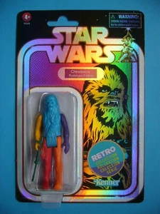 STAR WARS 3.75" THE RETRO COLLECTION - PROTOTIPO CHEWBACCA (CABEZA AZUL) SIN USAR SIN USAR - Imagen 1 de 2