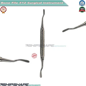 Bone File Howard #12 Medical Surgical Dental Instruments Stainless German SS - Picture 1 of 7