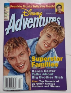 Disney Adventures Magazine Winter 2002 Superstar Families Aaron Nick Carter - Picture 1 of 2