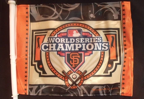 2012 MLB World Series Champion San Francisco Giants Car Flag Cover