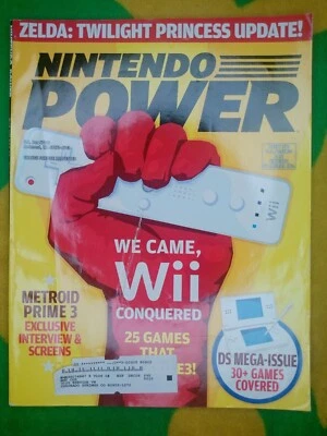 Nintendo Power Magazine # 206 August 2006 Wii Top 25 Rare - Image 1 of 4