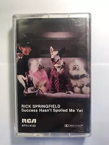 Rick Springfield- Success Hasn't Spoiled Me Yet Cassette Tape, RCA Records, 1982 - Picture 1 of 1