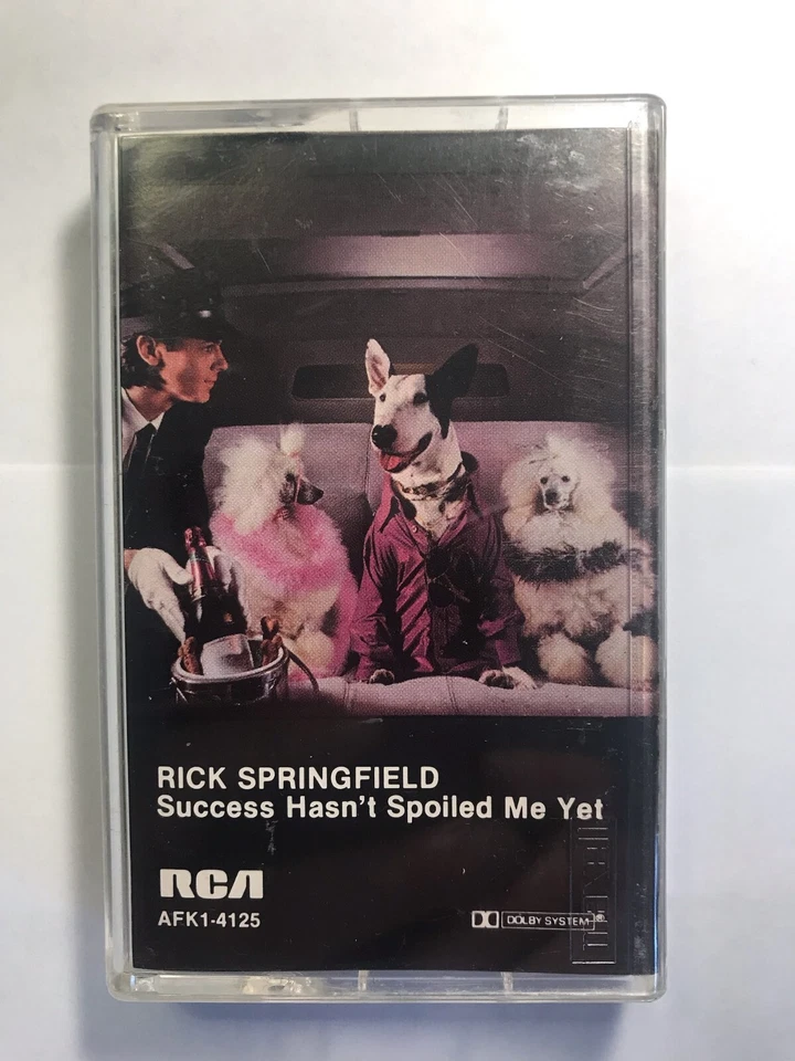 Rick Springfield- Success Hasn't Spoiled Me Yet Cassette Tape, RCA Records, 1982 - Image 1 of 1