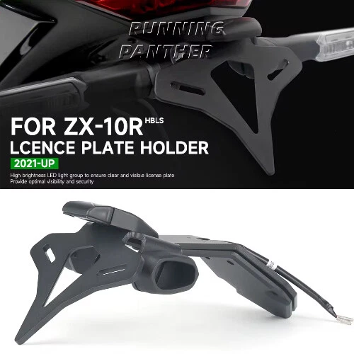 For Kawasaki Ninja ZX-10R Rear Short Tail Stock License Plate Holder Bracket Foto 1 de 4