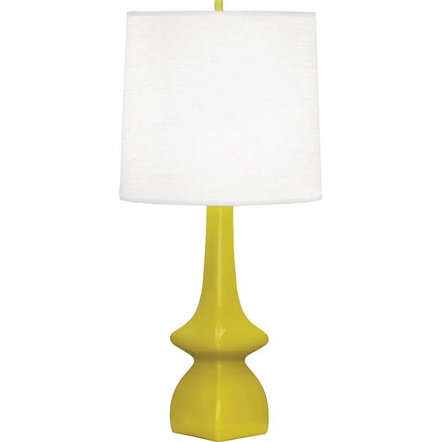 Robert Abbey Jasmine 1 Light Table Lamp, CITRON GLAZED CERAMIC - CI210 - Image 1 of 1