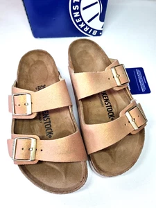 BIRKENSTOCK -TALLA UK 2.5-EU 35-US 4 ARIZONA - STD TODO CUERO METÁLICO COBRE - Imagen 1 de 8