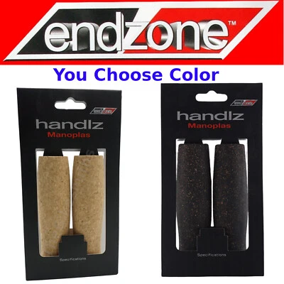 End Zone VLG-048 Cork type Bike Grips Mountain hybrid cruiser Black or Natural - Image 1 of 2