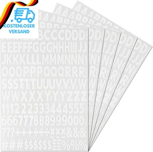 5 Blatt Buchstaben Zum Aufbügeln, Bügelbild Buchstaben Aufnäher, Bügelbilder Sel - Bild 1 von 12