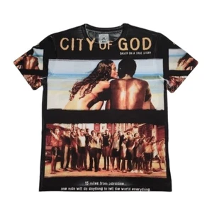 Custom City of God Sublimation T-Shirt Film Brasilien - Bild 1 von 2