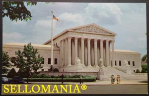 POSTCARD USA SUPREME COURT NEAR CAPITOL JUSTICE CHAMBERS WASHINGTON CC05092 UK - Picture 1 of 1