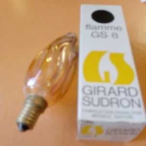 GIRARD SUDRON Kerzenlampe flamme GS4 E14 25W BERNSTEIN Gold Glühlampe  (950397) - Bild 1 von 1