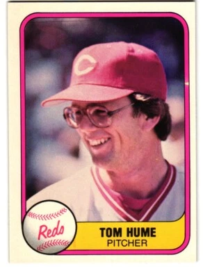 1981 Fleer #211 Tom Hume Cincinnati Reds - Image 1 of 2