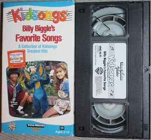 Kidsongs: BILLY BIGGLE'S FAVORITE SONGS (vhs) VG. Rare. View-Master. Ages 2-10 - Foto 1 di 5