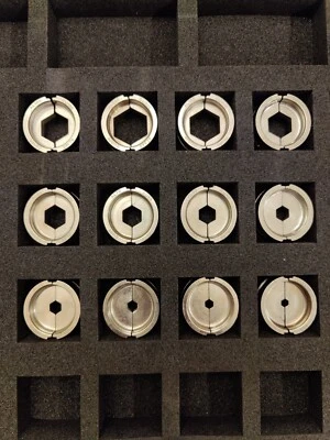 (12pcs.) KTS Crimping U-DIES Aluminum and Copper Bunrdy PAT Greenlee Gator - Image 1 of 4