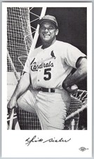 1970 St. Louis Cardinals Photocards Dick Sisler