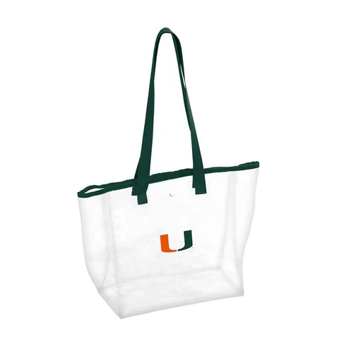 Miami Hurricanes Clear Stadium Tote Bag Cover