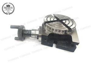 Rotary Table Horizontal And Vertical 80 mm / 3" With 4 Slot Milling Tools USA - Picture 1 of 2