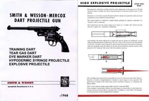 Smith & Wesson 1968 Mercox Dart Gun Catalog