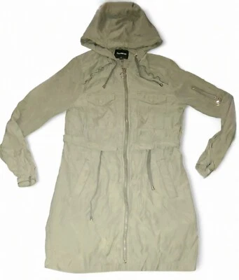 Chaqueta Abrigo Mujer Express Oliva Verde Ejército Manga Larga Cremallera Completa Talla XS Foto 1 de 4