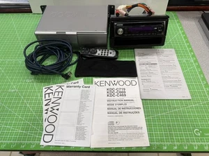 Kenwood KDC-MP238 In Dash Receiver KDC-C719 10 Disc Changer Remote Cables Manual - Picture 1 of 24
