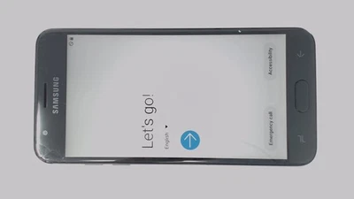 Samsung Galaxy J3 Oribit SM-S367VL (Negro 16GB 2GB) Tracfone ROTO Foto 1 de 2