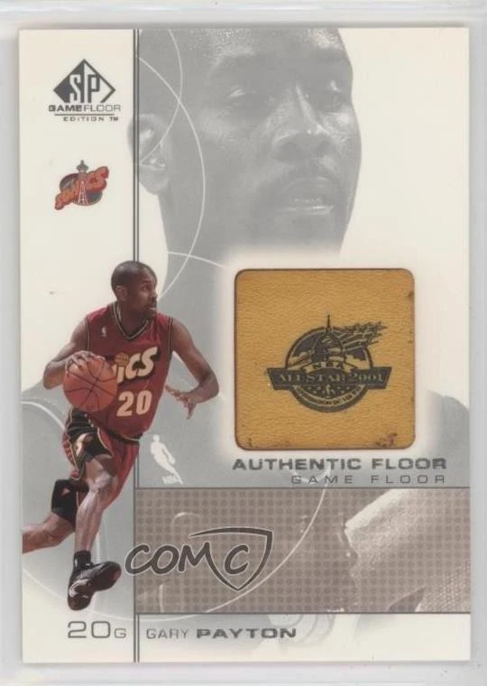 2000-01 SP Game Floor Edition Authentic Floor Gary Payton #GP HOF - Image 1 of 2