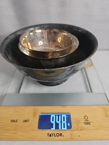 Vintage GORHAM Silver Plated Footed Bowls - 8" 5" And 4.5". 951 grams TW - Picture 1 of 9