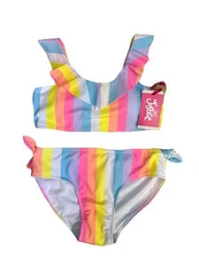Justice 2Pc Ruffle Bikini Girls (youth) L- 12/14 - Picture 1 of 1