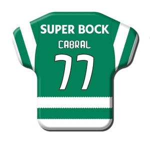 Calamita Simile a T-Shirt Calcio Stagione 2020/2021 Sporting CP 77 Jovane Cabral - Picture 1 of 9