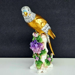 Antique 19thC French Edme Samson Parrot Porcelain Figurine - Picture 1 of 11