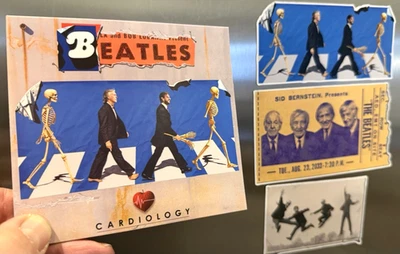 Beatles CD + 3 fridge magnet bundle CARDIOLOGY rejected Japan promo Anthology  4 - Image 1 of 4