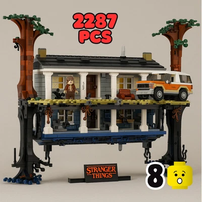 Stranger Things Upside Down 2,287pcs Building Block Set Toy for Kids Adults Gift - Image 1 of 4