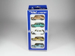 NOREV - MINI JET - Coffret 5 Voitures - Fiat 131 / Peugeot 604 / BMW CSI - 1/64 - Picture 1 of 5
