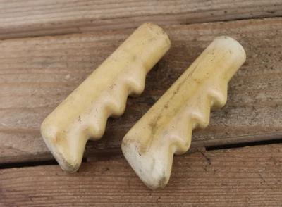 Brooks Beige Handlebar Grips Set 22.2mm Vintage Retro Raleigh BSA City Bike - Image 1 of 4