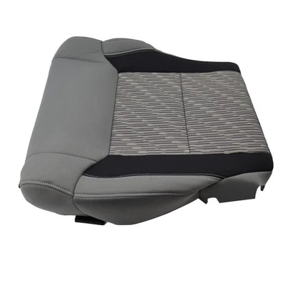 Cubierta de asiento de tela gris/negro para parte inferior del conductor delantero para Toyota Tundra 2014-2021 Foto 1 de 4