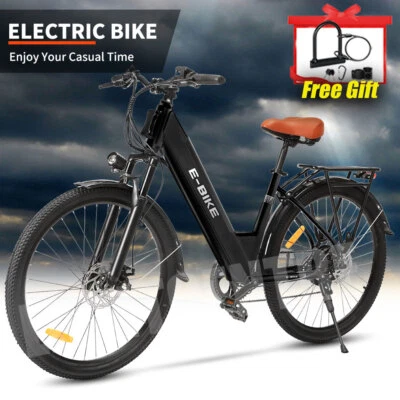 Bicicleta Eléctrica, 750W Ebike para Adultos 26"" en Bicicleta de Montaña de Cercanías Hombres/Mujeres Foto 1 de 4