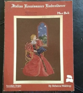 Italian Renaissance Embroiderer Mar Bek Rebecca Waldrop Embroidery Vintage 1984 - Picture 1 of 3