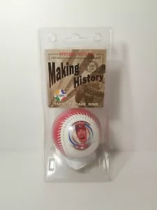 1998 Mark McGwire 70 Commemorative Baseball Fotoball Making History MLB rot/weiß - Bild 1 von 6