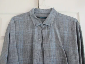 Zachary Prell   Men's Long Sleeve 100% Cotton Size XL   Gray Multicolor - Picture 1 of 8