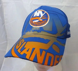 New York Hockey baseball cap hat flex fit reebok NY Islanders NHL - Picture 1 of 4