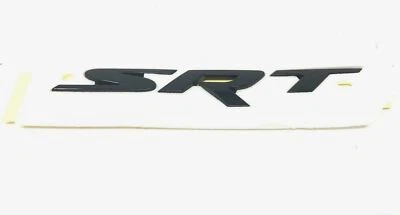 Cargador SRT 15-21 Jeep Grand Cherokee Challenger placa de identificación emblema negro brillante Foto 1 de 2