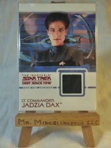 The Quotable Star Trek Deep Space Nine costume relic card Jadzia Dax C4 (black)